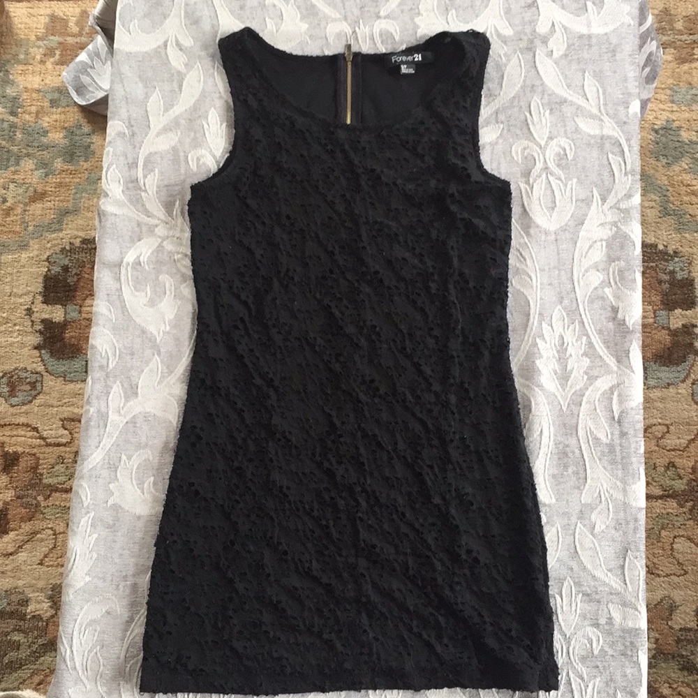 Black mini dress